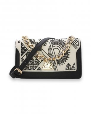 5924 BLACK Handbag -Embroidered