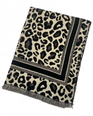 FA35222 BLACK/BEIGE Shawl