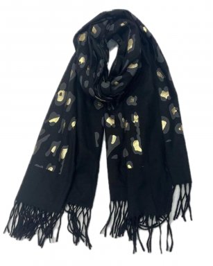 FA35229 BLACK Shawl