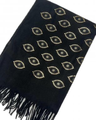 FA35230 BLACK Shawl