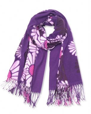 FA43022 PURPLE Shawl