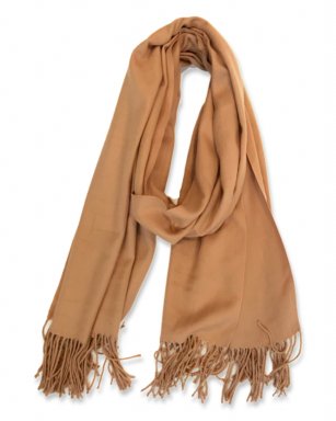 FA53027 CAMEL Shawl Soft Cashmere