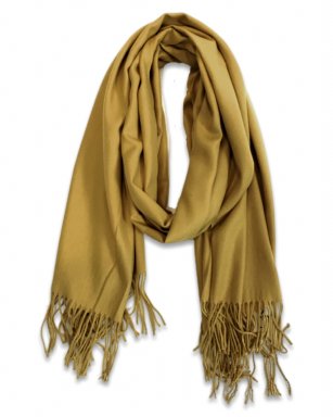 FA53027 LIGHT GINGER Shawl Soft Cashmere