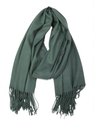 FA53027 MALLARD GREEN Shawl Soft Cashmere