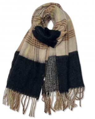 FA61057 BLACK Foulard