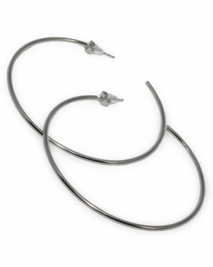 SST7008-101 Oorbellen Stainless Steel – XL Hoop 6cm