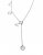 13123-01 Ketting Stainless Steel – Love strass