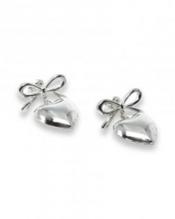 16591 16591 Oorbellen Stainless Steel – Heart bow