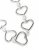 17267 Ketting Stainless Steel – Heart pearl