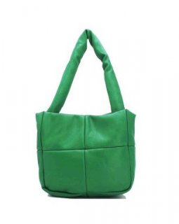 5117 GREEN Handtas – Mini puff shopper