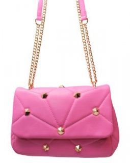 5260 PINK Handtas – Puffer with studs