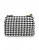 5288M BLACK Handbag - Sparkle tweed houndstooth