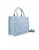 5879 LIGHT BLUE Medium tote bag - Jeans flowers