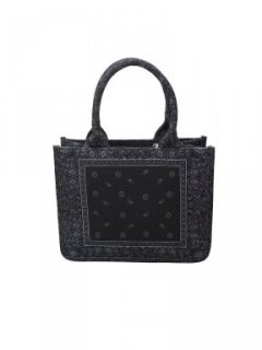 87731 BLACK 87731 BLACK Handtas small bandana – Katoen