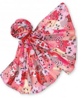 FA11093 RED FA11093 RED Shawl Print