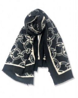 FA35193 BLACK WHITE FA35193 BLACK WHITE Shawl