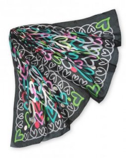 FA60171 BLACK FA60171 BLACK Shawl Silk