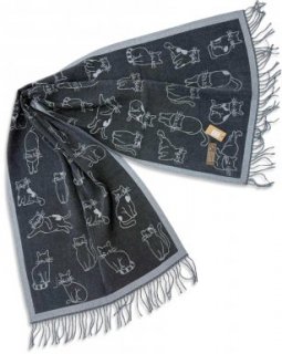 FA61062 BLACK/GREY FA61062 BLACK/GREY Shawl