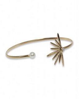 SST6014-148 Armband Stainless Steel – Bangle pearl